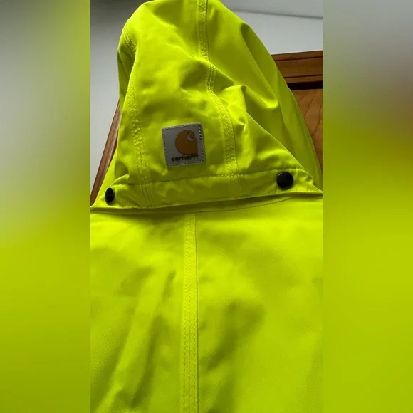 Carhartt Men's High-Vis Waterproof Loose Fit Class 3 Jacket - Picture 9 of 14
